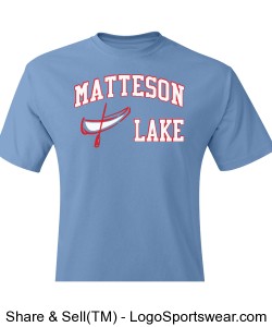 Matteson Lake KIDS Light Blue Design Zoom